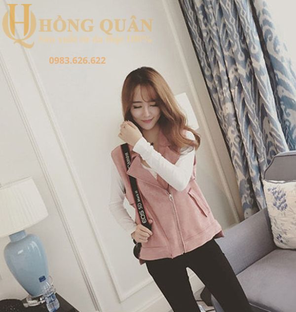 Những mẫu áo khoác da lộn trẻ trung năng động dành cho nữ.